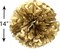 14" Red and Gold Tissue Pom Poms Kit DIY Decorative Paper Flowers Ball for Christmas New Years Eve Party Wedding Baby Shower Graduation Birthday Party Home Outdoor Hanging Decorations, Pack of 10